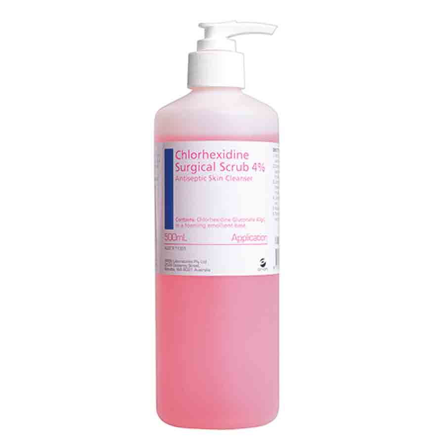 MICROSHIELD 4 CHLORHEXIDINE SURGICAL HANDWASH (PINK) 500ML