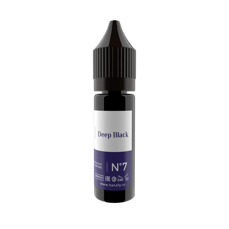Hanafy Pigment No. 7 - Deep Black 15ml