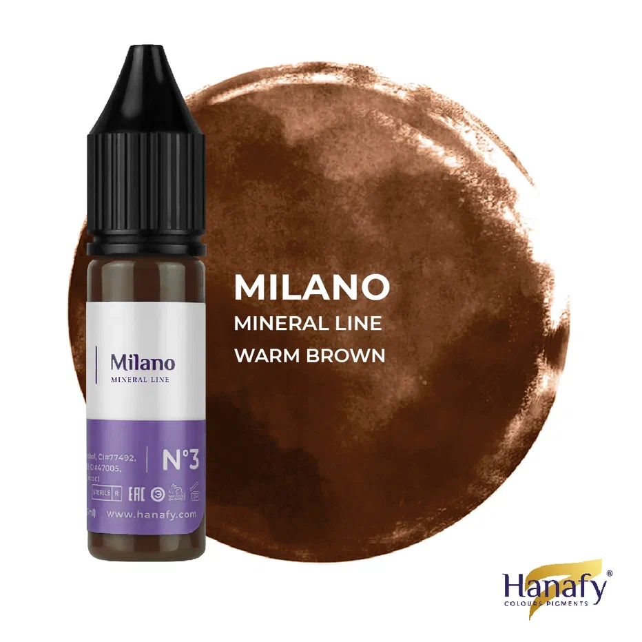 Hanafy Mineral Eyebrow Pigment No. 3 Milano