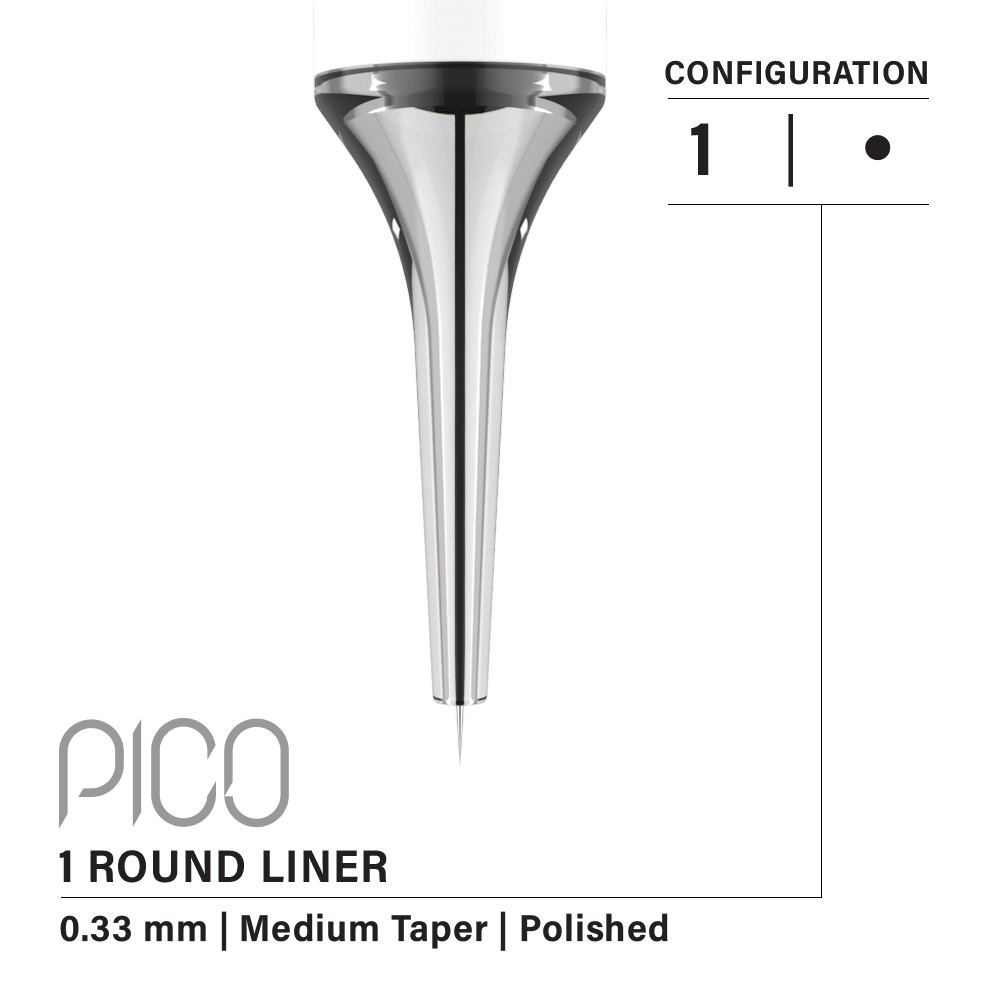 Vertix PICO 1 round liner .33 Medium Taper