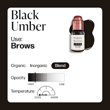 Luxe Black Umber Brow Pigment for PMU 15ml - Image 4