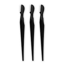 Eyebrow Razor Black Set of 3