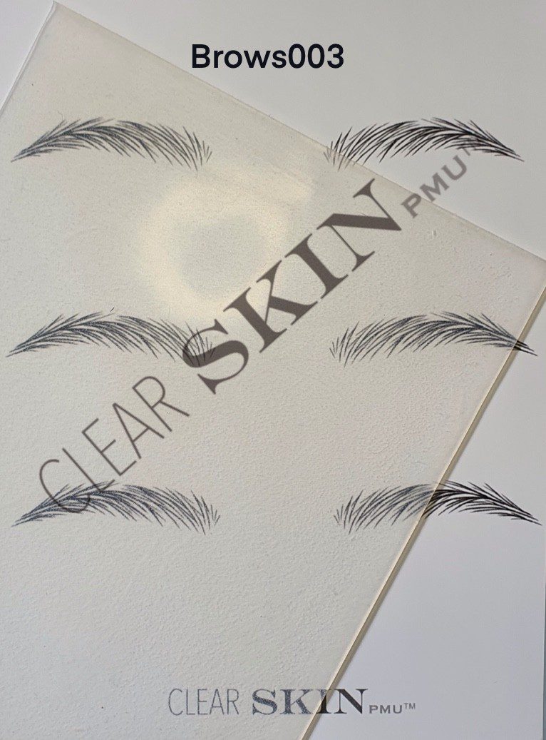 ClearSkin Hairstroke Brows 003 - Inc Latex