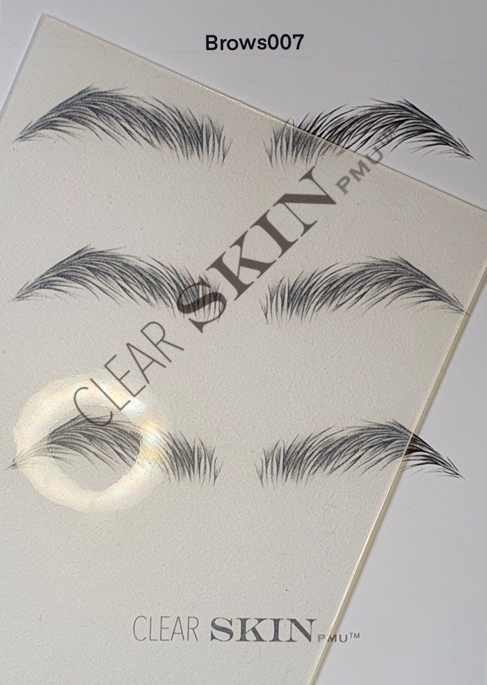 ClearSkin Hairstroke Brows 007 - Inc Latex