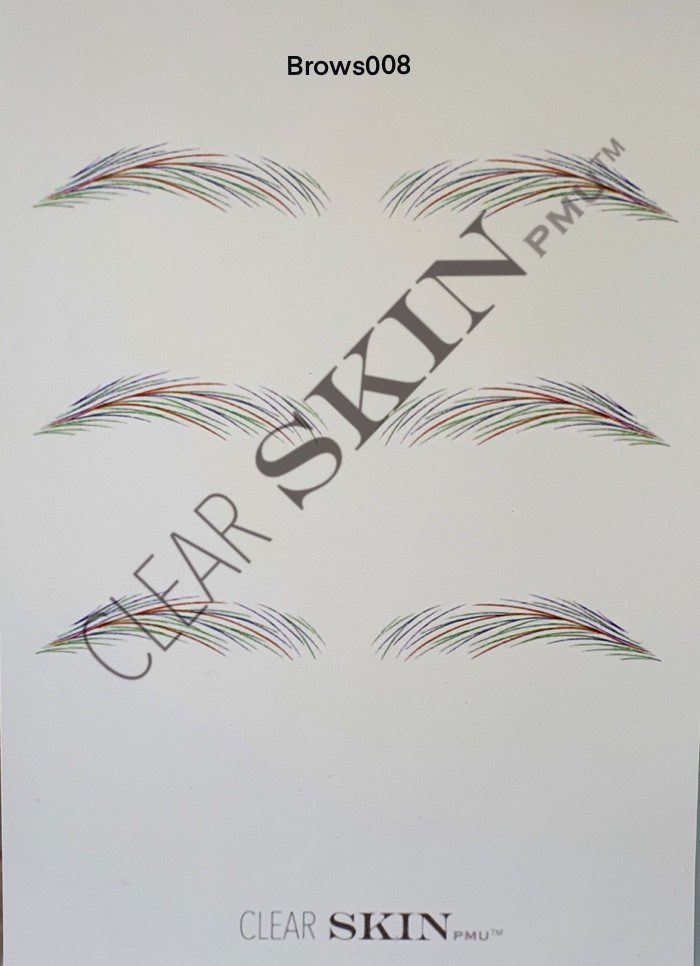 ClearSkin Hairstroke Brows 008 - Inc Latex