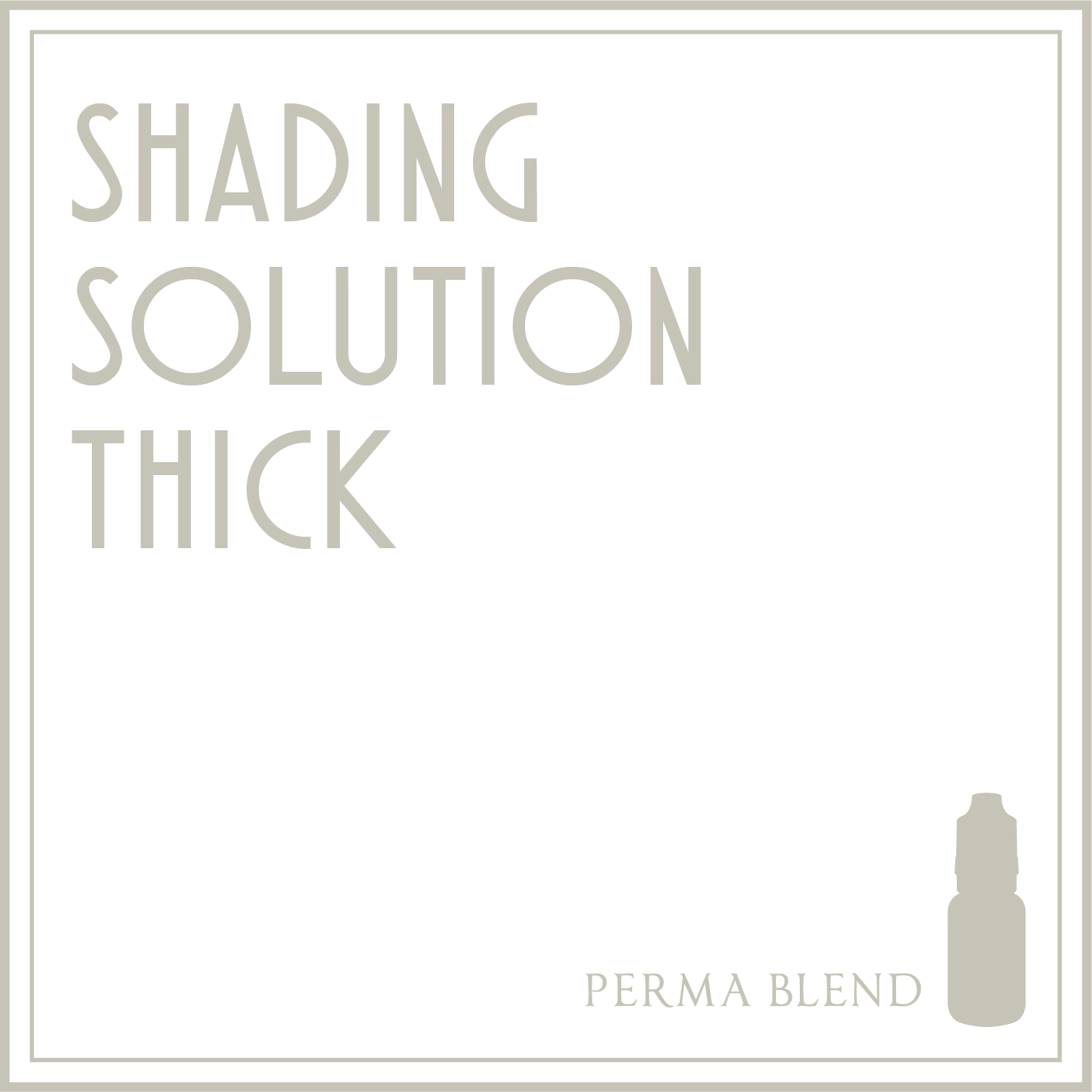 SHADING SOLUTION - PERMA BLEND THICK 1/2 OUNCE