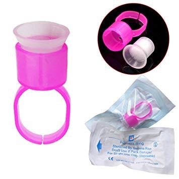 Sponge Pigment Holder (50 pieces) Black or Pink
